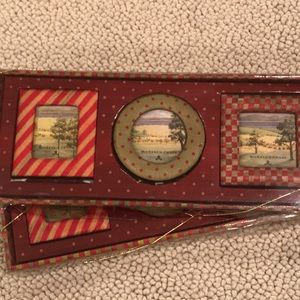 McKenzie- Childs picture frames set of three.